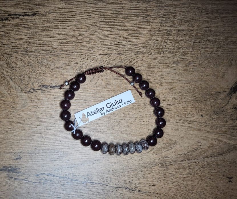 Brățări bărbătești cu pietre semiprețioase