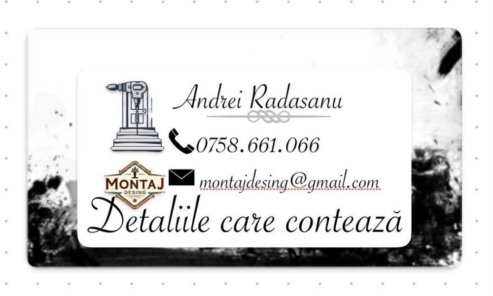 Montaj Uși int, Bucătării,Mobilier,Parker,Trepte