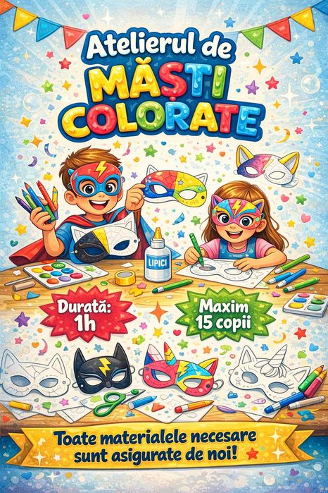 Vată de Zahăr & Popcorn pentru Petreceri Copii - Veselino Events