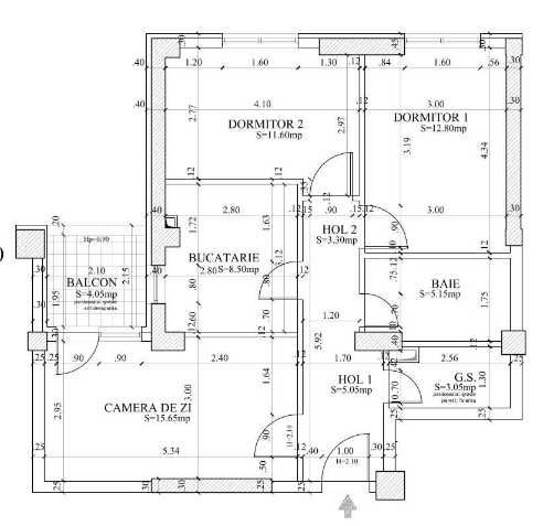Apartament 3 camere Rotar Park + Loc Parcare