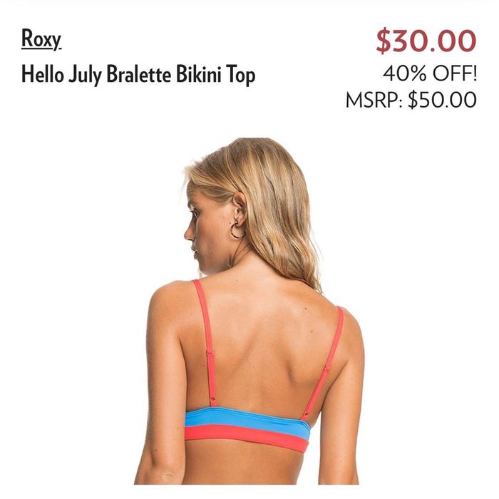 Новый купальник Roxy, бикини