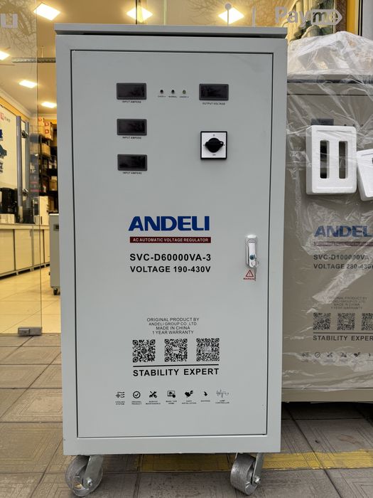 Сотилади Sotiladi/STABILIZATOR ANDELI-QR-TOZA Original SVC-60 kva 380v