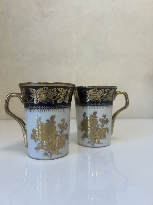 Сервиз позлатени чаши