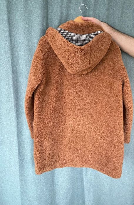 Geaca palton dama blana sintetica 40