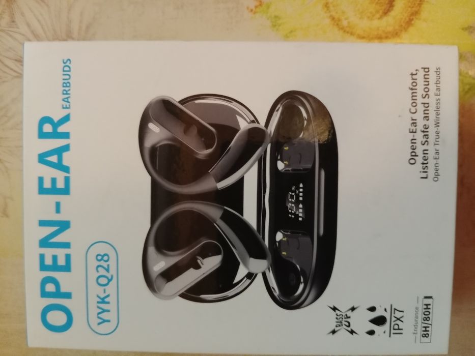 YYK-Q28 Open-Ear True-Wireless Earbuds (безжични слушалки с отворен ди
