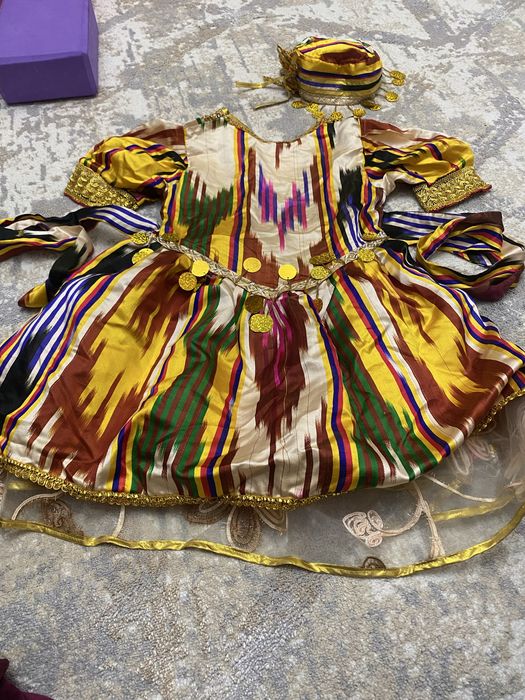 Өзбек ұлттық киімі 5-6 жасқа