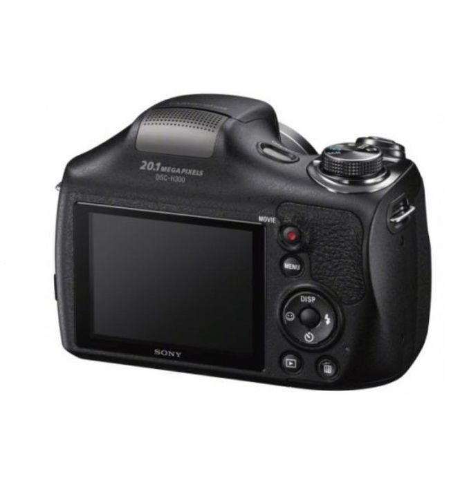 Aparat foto digital ultrazoom Sony DSC-H300, 20.1 MP, Card 8GB, Incarcator, Negru