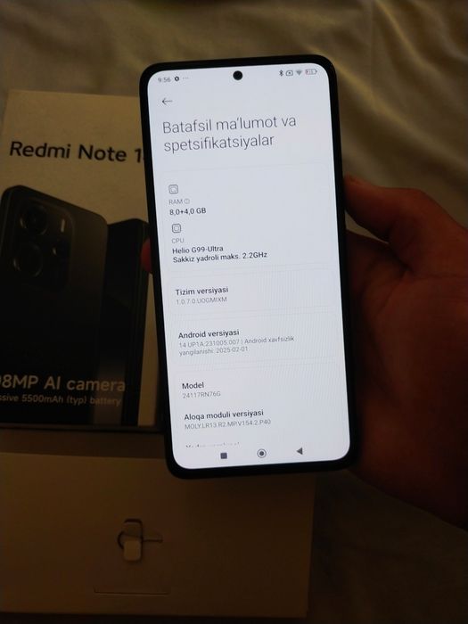 Redmi note 14 sotiladi