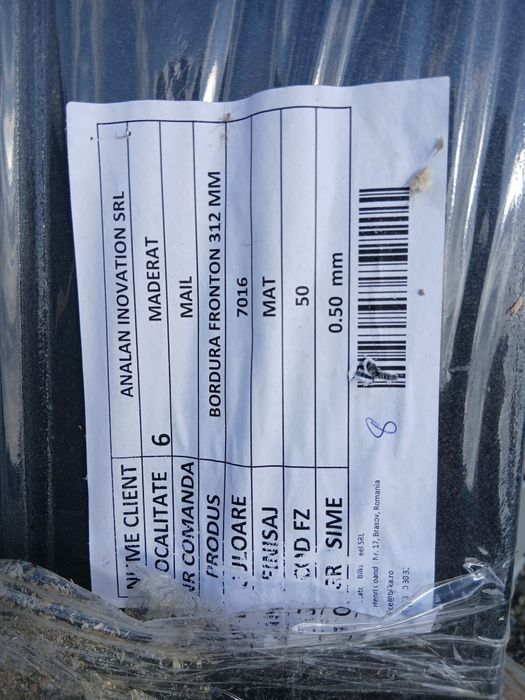 Bordura fronton Bilka gri 7016