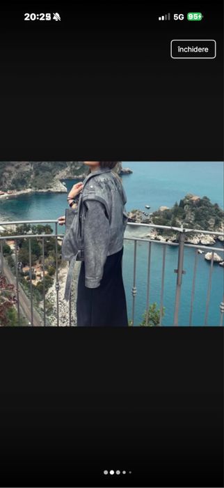 Geaca de piele stil manokhi