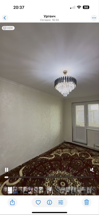 Урганч шахрида квартира ижарага берилади