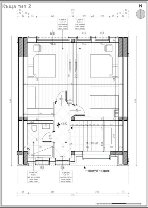 Продава се Къща в Карлово - 171 кв.м за 762 €/кв.м - Снимка #10