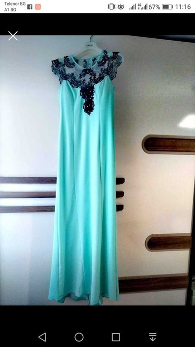 Официална рокля с дантела