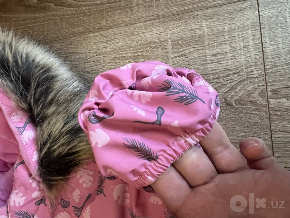 Очень теплый, зимний комбинезон на малышку