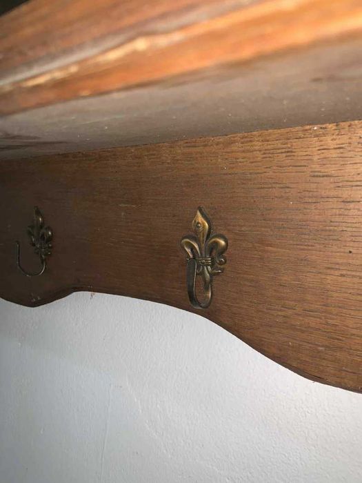 Polita cuier cu pictura pe panza