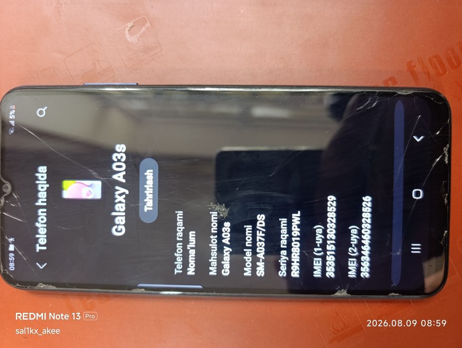 Samsung Galaxy a03s