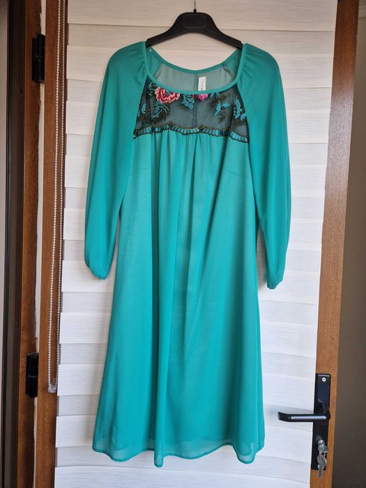 Rochie birou/ocazie verde pentru evenimente: bal, nunta, botez, altele