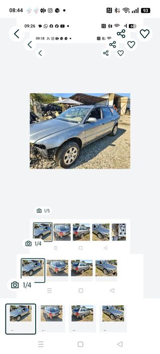 Piese cutie ușa haion punte stopuri capota turbo egr audi A4 b5 2000