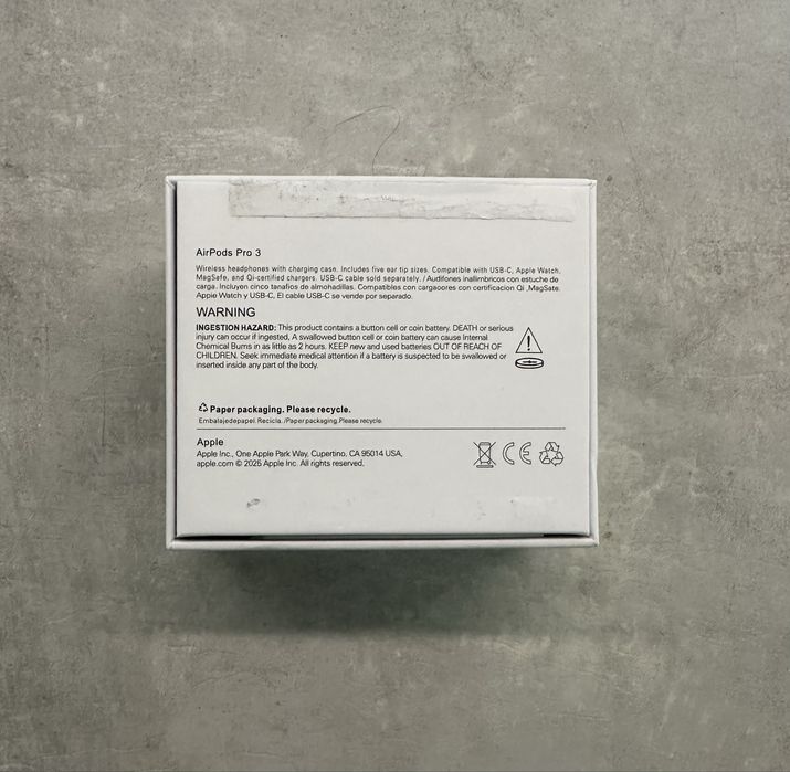 Слушалки AirPods pro 3 generation