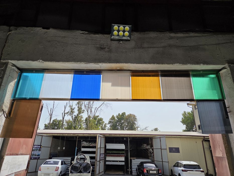 Лексан { Сотовый поликарбонат} Козогистон  Россия  махсулоти