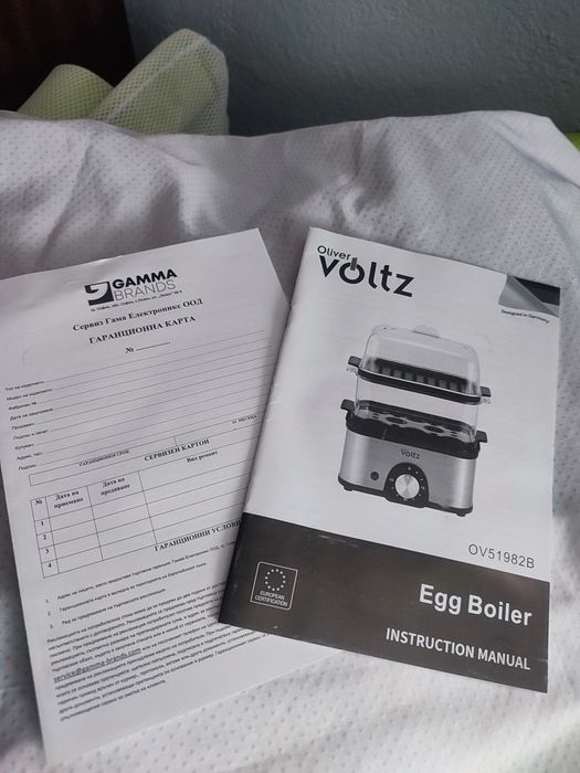 VOLTZ Уред за приготвяне на яйца и зеленчуци на пара