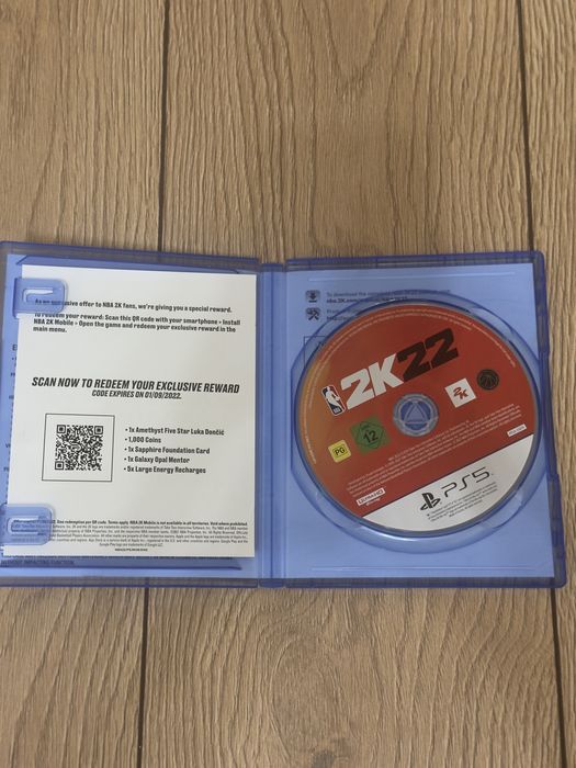 NBA 2K22 ps5 в добро състояние