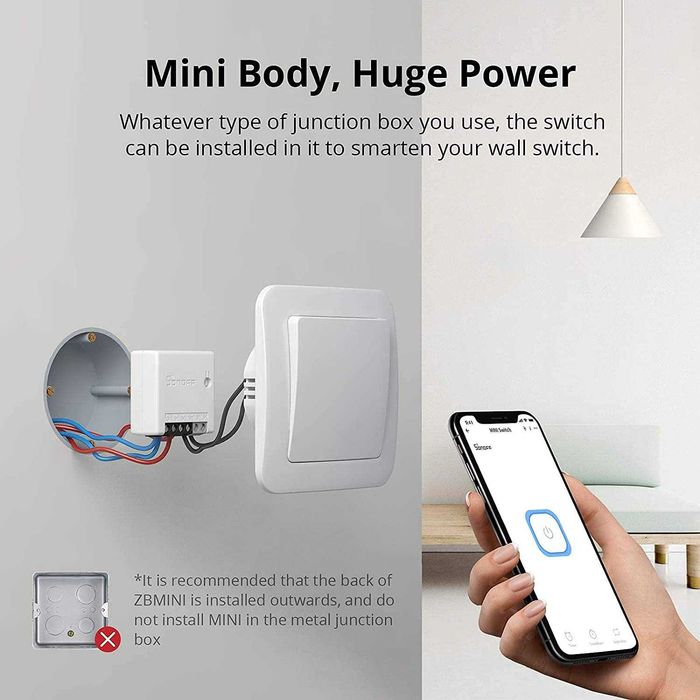 Modul releu intrerupator Sonoff mini ZBmini ZigBee
