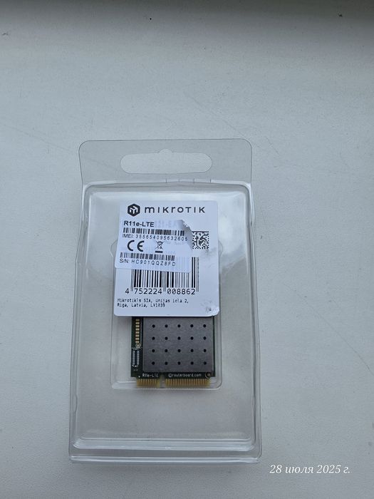 Mikrotik карточка R11e-LTE