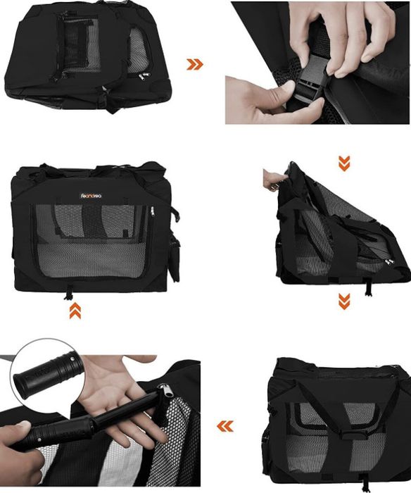 Транспортна чанта за кучета и котки SONGMICS Canvas