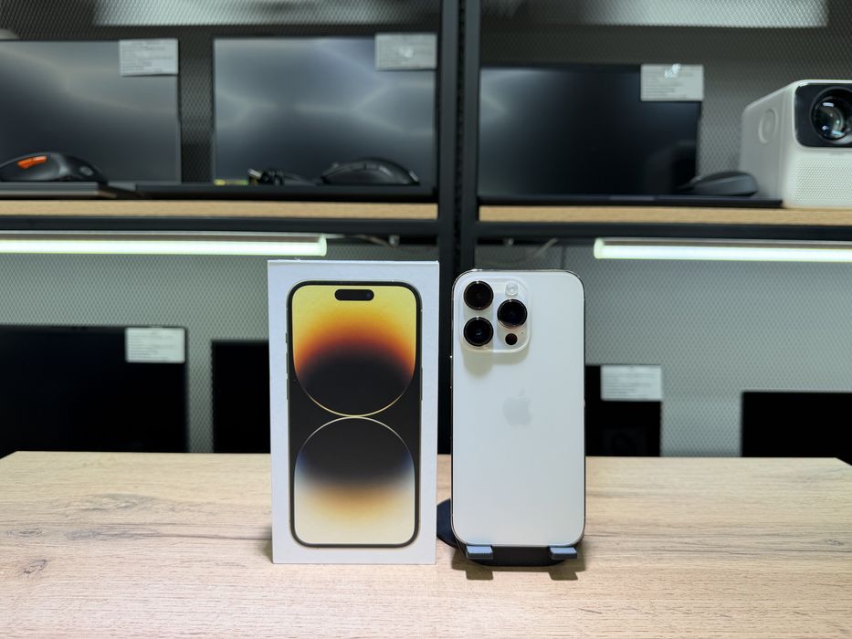 iPhone 14 Pro, Gold, 128 GB, АКБ76%, 2424/A10