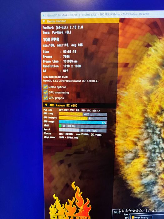 Видеокарта RX 6600 8GB PowerColor Fighter