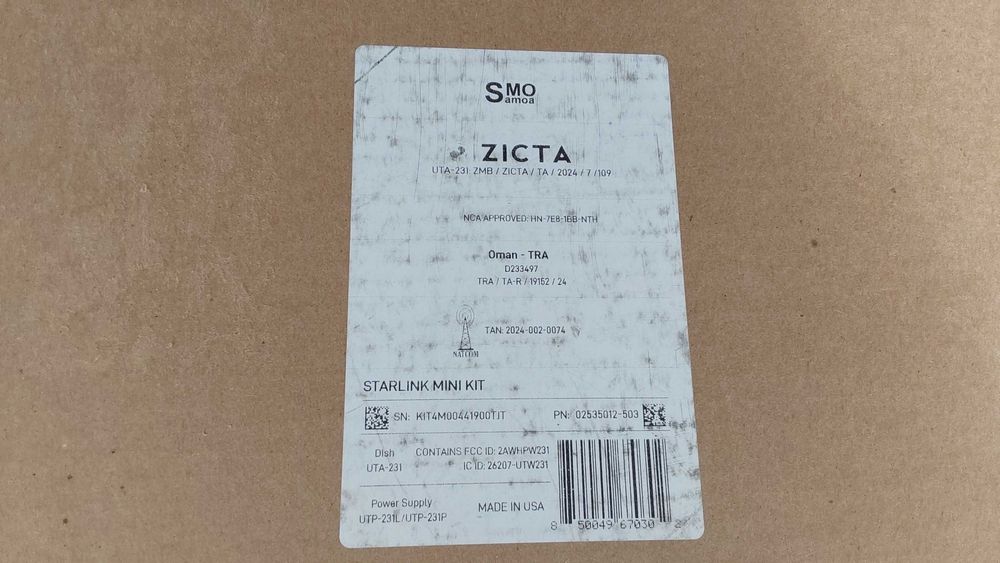 Antena Starlink mini