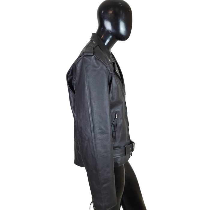 Класическо рокерско кожено яке НОВО | Размери 3XL–XL7