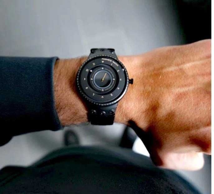 Ceas Magneto Precisio Black- editie limitata,  cuart si magnetic,