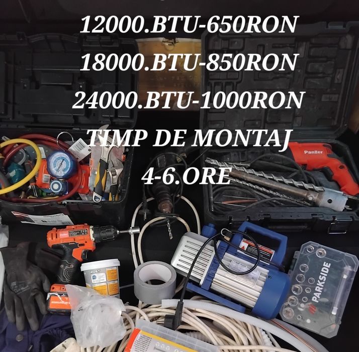 Montaj Instalatii termice ,sanitare si aer conditionat !