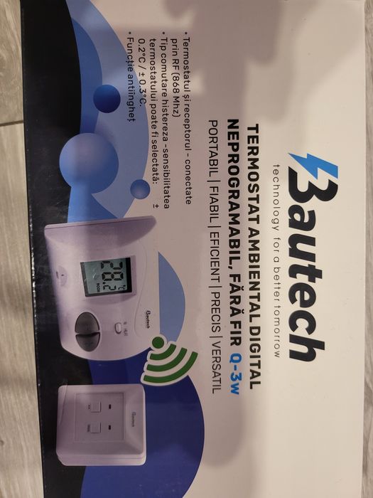 Termostat fără fir Bautech