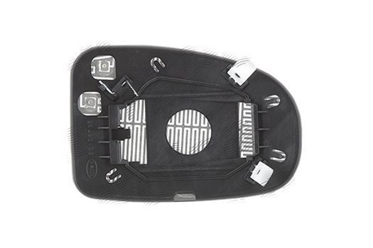 Geam oglinda Toyota Avensis (T27), 01.2012-, Toyota Avensis (T27), 10.2008-01.2012, partea Stanga, culoare sticla crom, sticla asferica, cu incalzire,