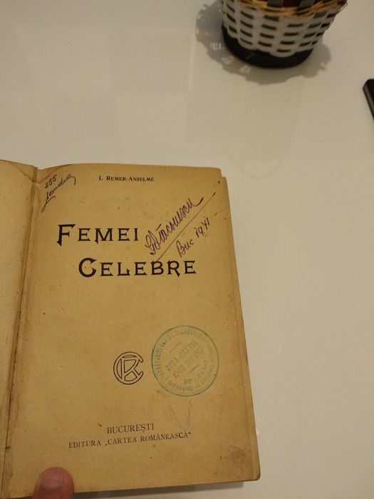 Femei celebre - I.R. Anselme (1923)