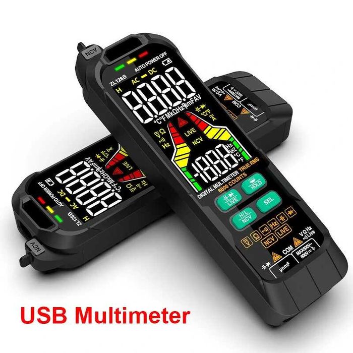Професионален цифров мултицет MESTEK ZL128B Pro  с USB зареждане