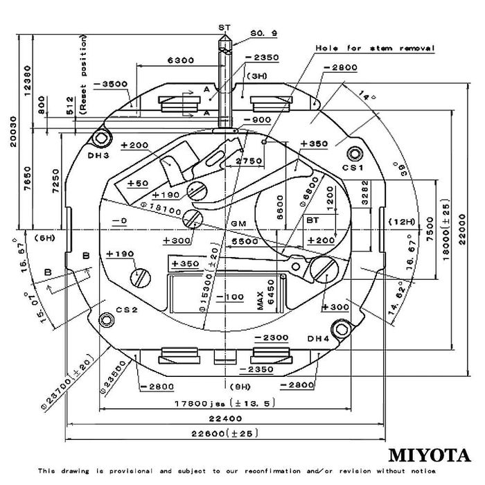 кварцов механизъм ръчен часовник Miyota 2115 дата 3ч. за Casio MDV