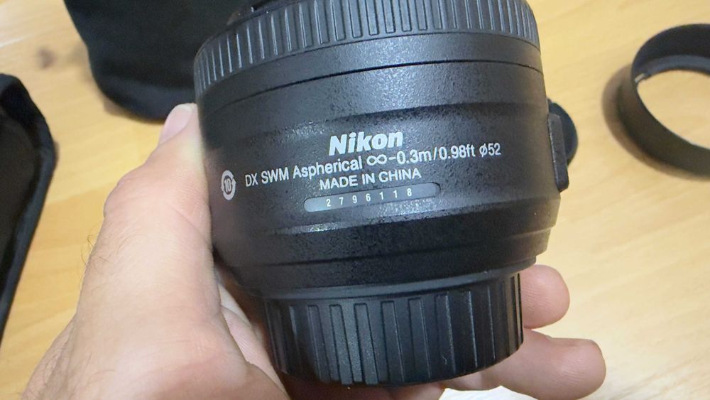 Obiectiv Nikon AF-S DX Nikkor 35mm f/1.8G, compatibil cu aparate Nikon DX/FX cu montură F.