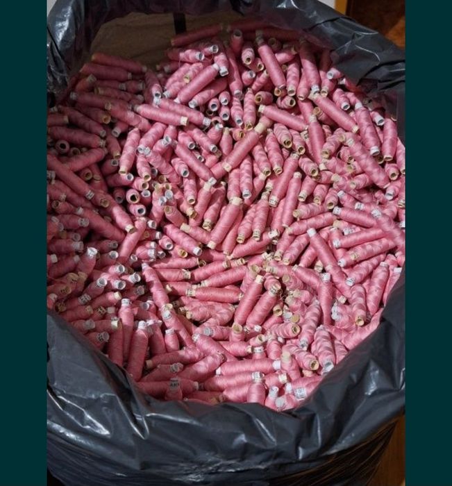 Ata cusut brodat 100 lei 1000 buc.