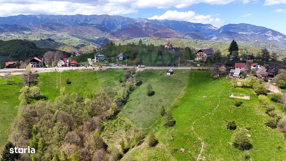 Teren intravilan în Moieciu | 2.847 mp | Deschidere DN 73