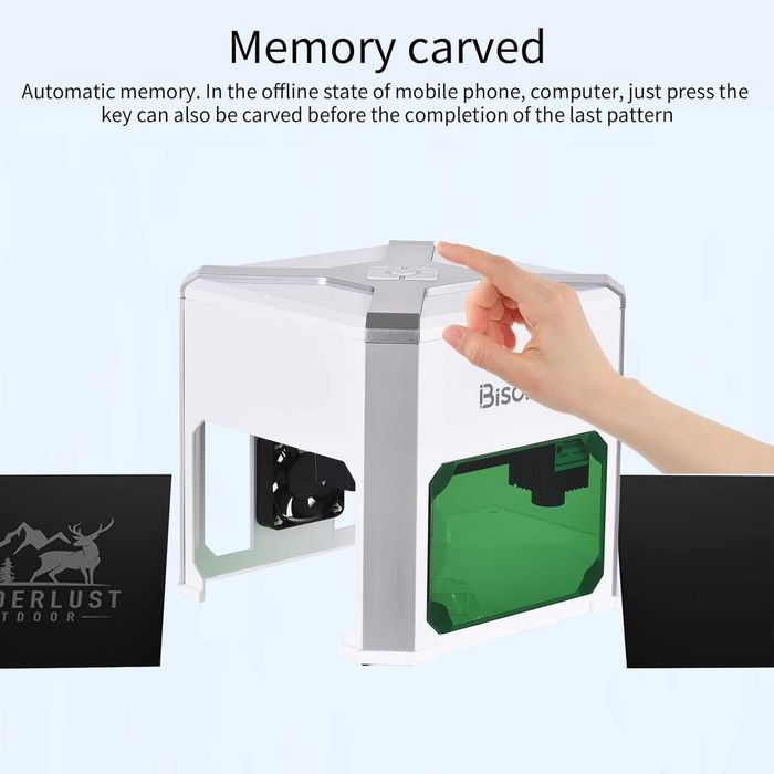 Bisofice K6 Mini 3000mW машина за лазерно гравиране