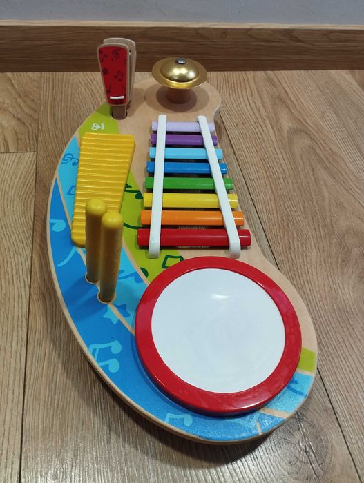 Многофункционална дървена играчка 5  в едно