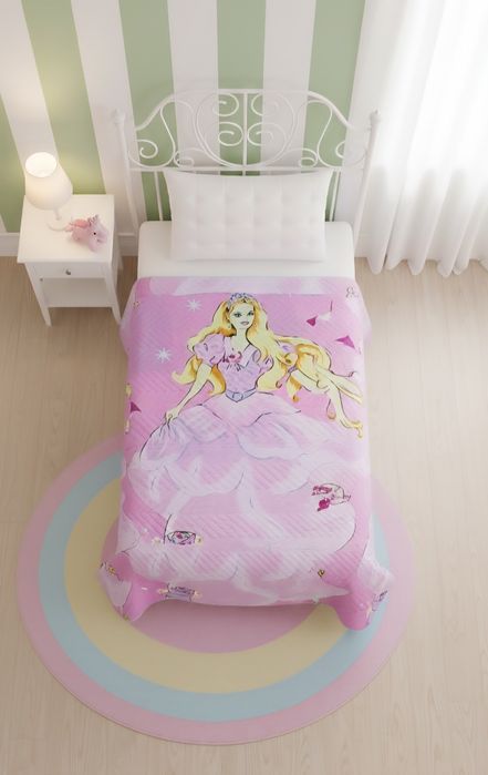 Детско двулицево шалте/покривало 100%памук