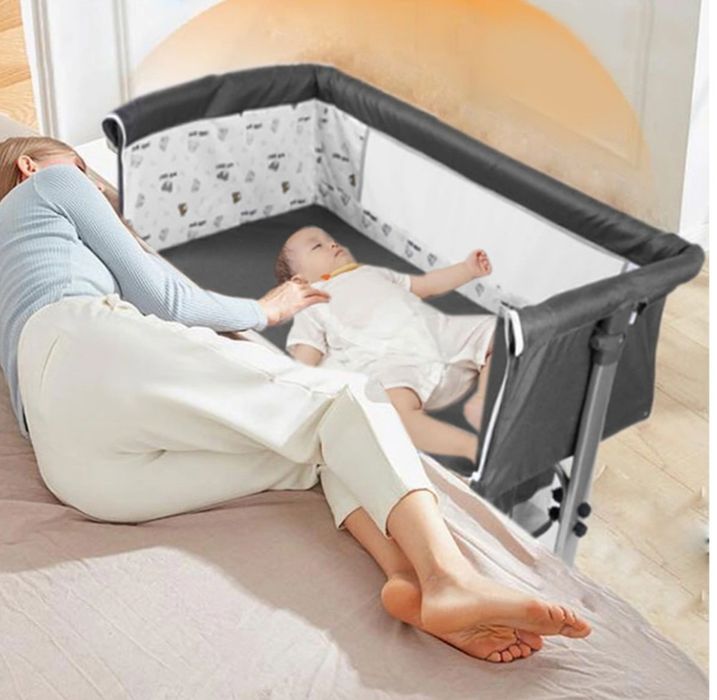 Patut bebelusi 3 in 1 Senmase GRI IN/Otel carbon