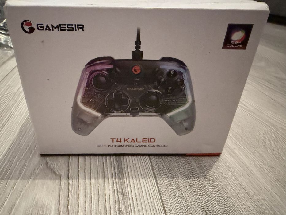 Controller cu fir Gamesir T4 Kaleid cu control de mişcare potrivit pentru PC/Switch/Android