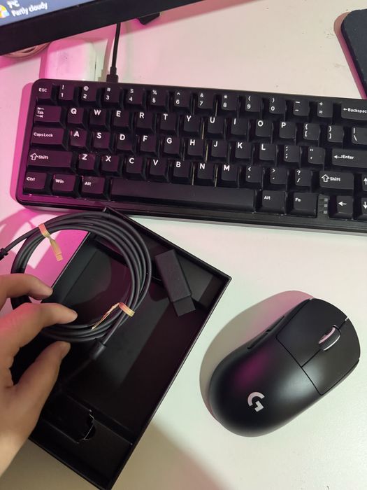 Продам мышку Logitech g pro x superligth 2 black