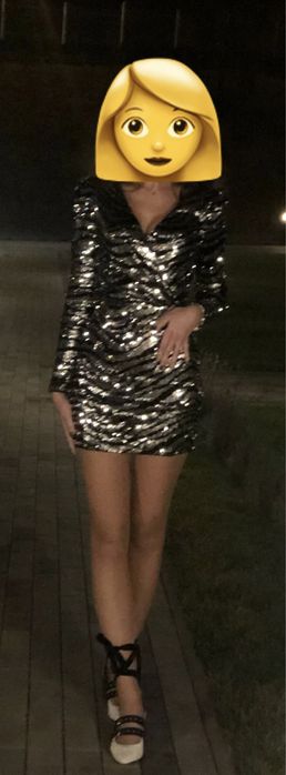Rochie de ocazie argintie